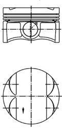 KOLBENSCHMIDT 40303600 Поршень