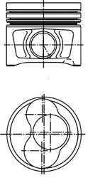 KOLBENSCHMIDT 40409600 Поршень