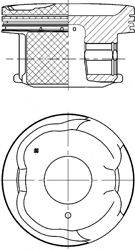 KOLBENSCHMIDT 41011606 Поршень
