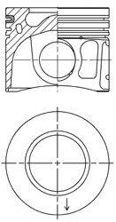 KOLBENSCHMIDT 41072600 Поршень