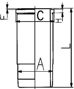 KOLBENSCHMIDT 89431110 Гільза циліндра