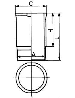 KOLBENSCHMIDT 88544110 Гільза циліндра