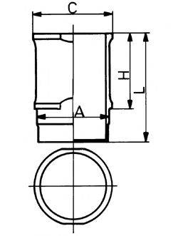 KOLBENSCHMIDT 89060110 Гільза циліндра