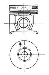 KOLBENSCHMIDT 94957600 Поршень