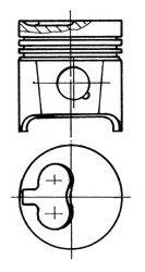 KOLBENSCHMIDT 93784700 Поршень