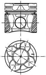 KOLBENSCHMIDT 99534600 Поршень