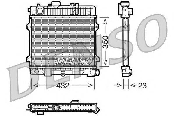 NPS DRM05024 Радіатор, охолодження двигуна