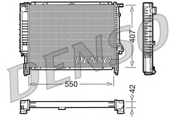 NPS DRM05039 Радіатор, охолодження двигуна