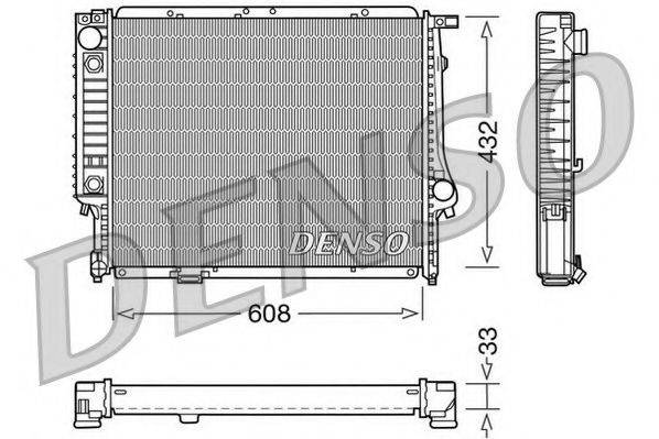 NPS DRM05053 Радіатор, охолодження двигуна