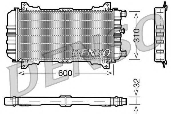 NPS DRM10018 Радіатор, охолодження двигуна