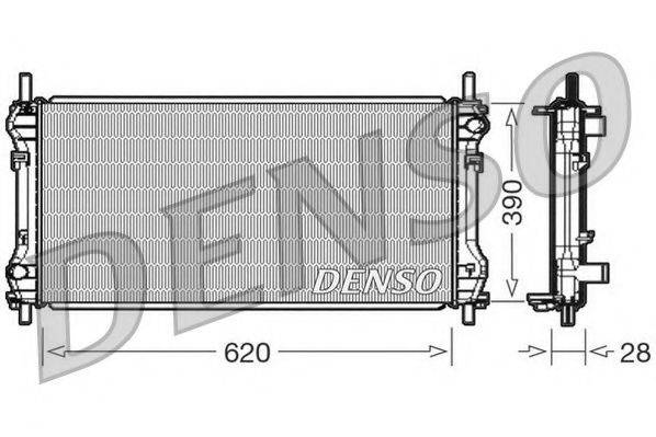 NPS DRM10102 Радіатор, охолодження двигуна