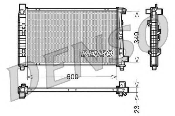 NPS DRM17100 Радіатор, охолодження двигуна