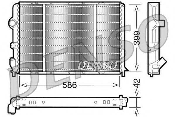 NPS DRM23051 Радіатор, охолодження двигуна