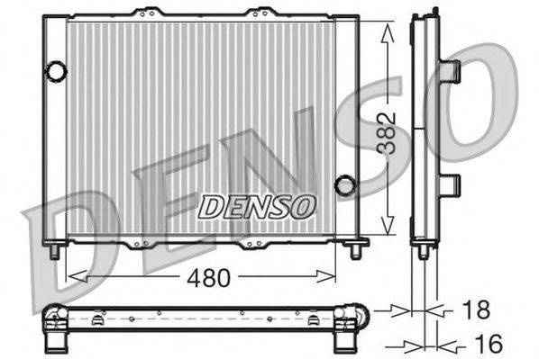 NPS DRM23099 Радіатор, охолодження двигуна