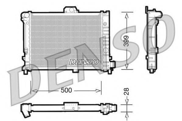 NPS DRM25005 Радіатор, охолодження двигуна