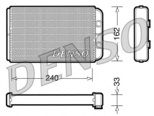 NPS DRR13010 Теплообмінник, опалення салону