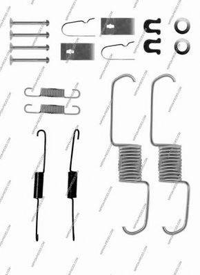 NPS H351A04 Комплектуючі, гальмівна колодка