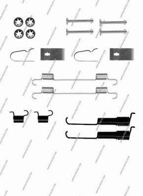 NPS S351I00 Комплектуючі, гальмівна колодка