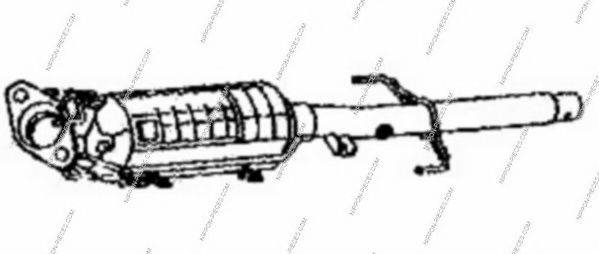 NPS M435A01 Саджовий/частковий фільтр, система вихлопу ОГ