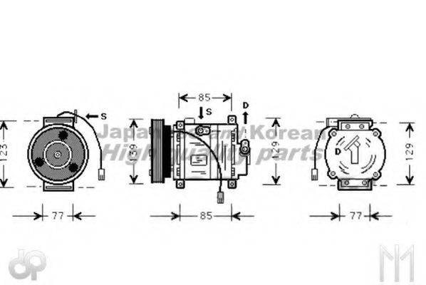 ASHUKI 2700K035 Компресор, кондиціонер