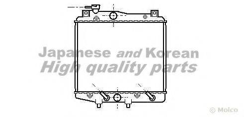 ASHUKI D55105 Радіатор, охолодження двигуна