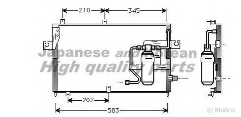 ASHUKI D55182 Конденсатор, кондиціонер