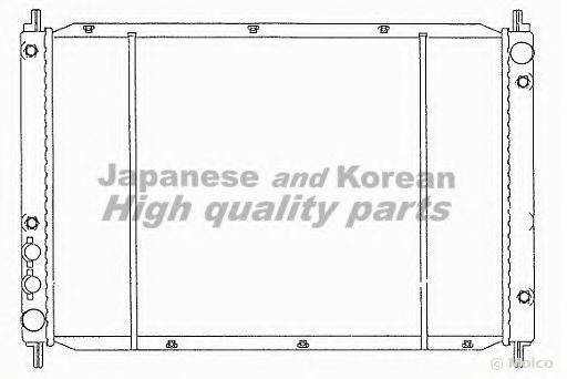 ASHUKI H55214 Радіатор, охолодження двигуна