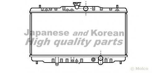 ASHUKI H55736 Радіатор, охолодження двигуна