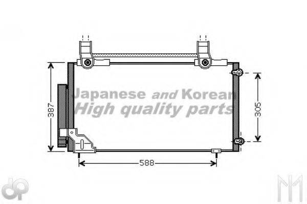 ASHUKI H55953 Конденсатор, кондиціонер