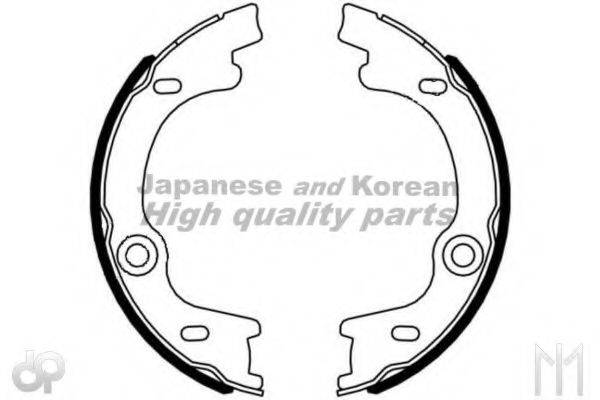 ASHUKI HRK13120 Комплект гальмівних колодок, стоянкова гальмівна система