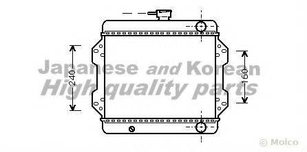 ASHUKI K45409 Радіатор, охолодження двигуна