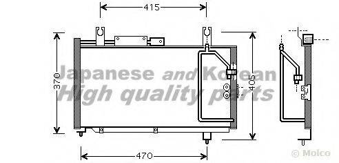 ASHUKI K46006 Конденсатор, кондиціонер