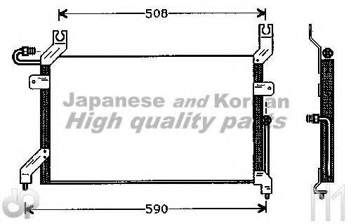 ASHUKI K46101 Конденсатор, кондиціонер