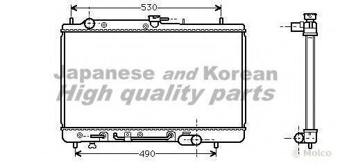 ASHUKI M55104 Радіатор, охолодження двигуна