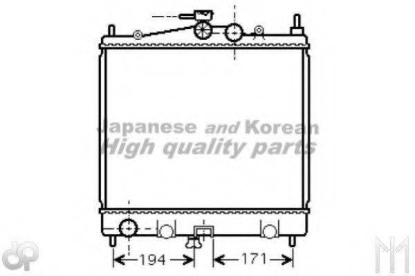 ASHUKI N65119 Радіатор, охолодження двигуна