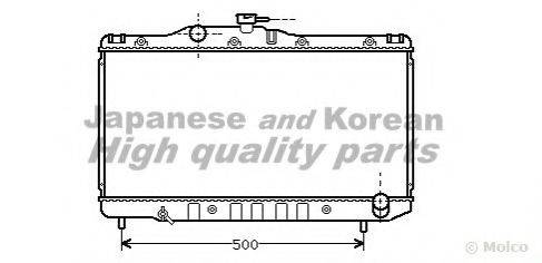 ASHUKI T55471 Радіатор, охолодження двигуна