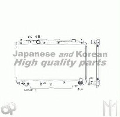 ASHUKI T55477 Радіатор, охолодження двигуна