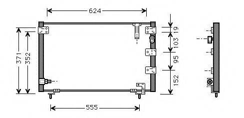 ASHUKI T55610 Конденсатор, кондиціонер