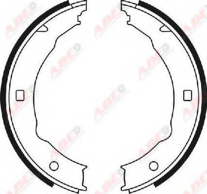 ABE CRP001ABE Комплект гальмівних колодок, стоянкова гальмівна система