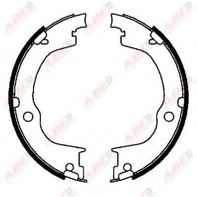 ABE CRX002ABE Комплект гальмівних колодок, стоянкова гальмівна система