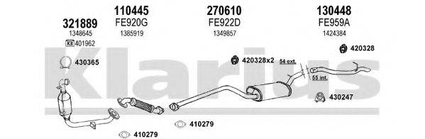 KLARIUS 362122E Система випуску ОГ