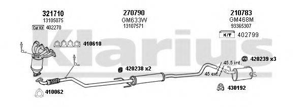 KLARIUS 391673E Система випуску ОГ