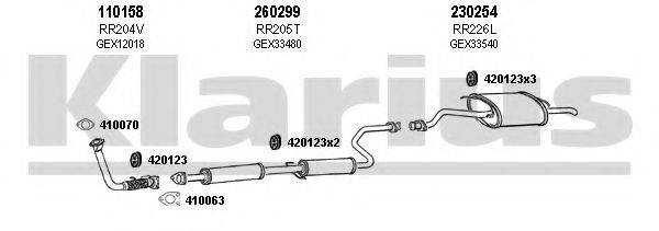 KLARIUS 120096E Система випуску ОГ