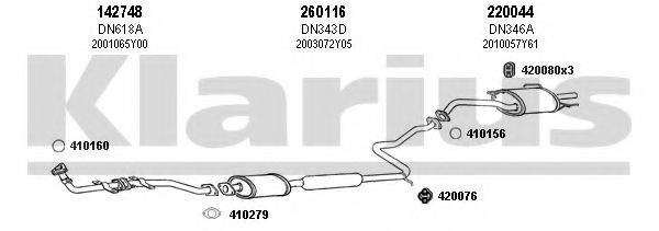 KLARIUS 270264E Система випуску ОГ