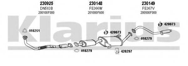 KLARIUS 270267E Система випуску ОГ