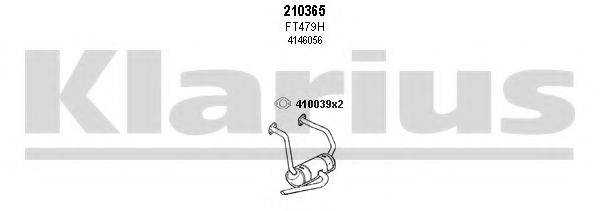 KLARIUS 330319E Система випуску ОГ