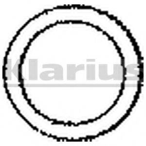 KLARIUS 410216 Прокладка, труба вихлопного газу