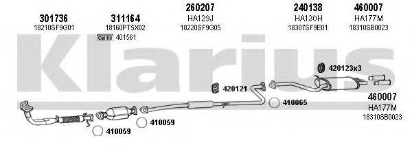 KLARIUS 420093E Система випуску ОГ