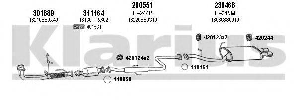 KLARIUS 420141E Система випуску ОГ