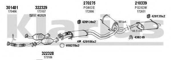 KLARIUS 630278E Система випуску ОГ